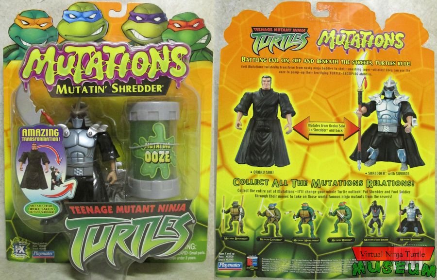 mutations banner at top packaging front and back