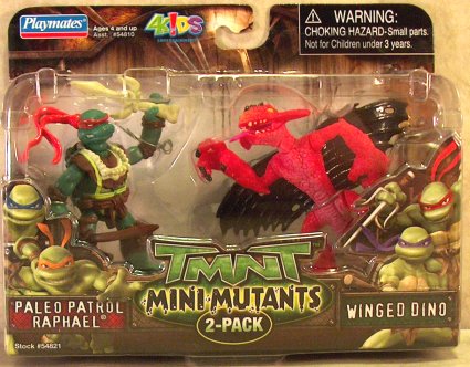 Paleo Patrol Raph vs winged Dino MOC