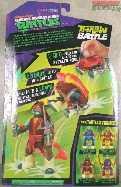 Throw N' Battle Turtles card back