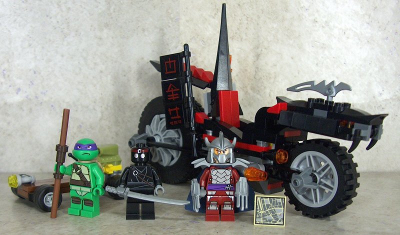 Shredder's Dragon Bike set