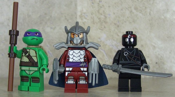 Don, Shredder and Foot Ninja