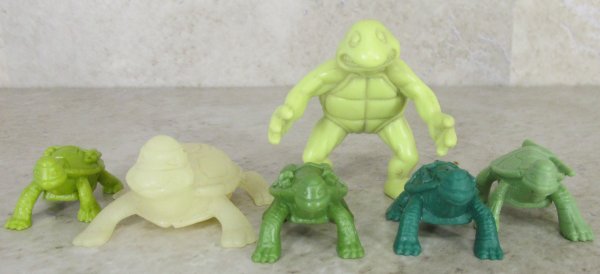 2012 ooze figures with 80's ooze figures