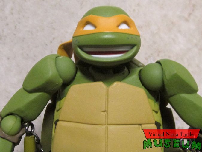 Revoltech Michelangelo with ninja mode eyes