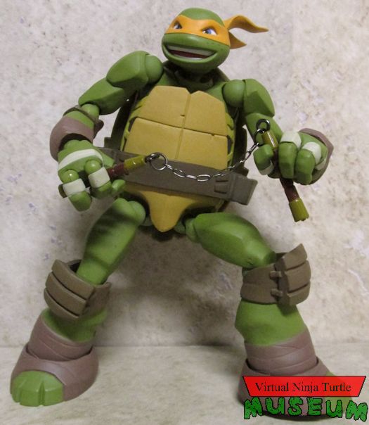 Revoltech Michelangelo with nunchuk