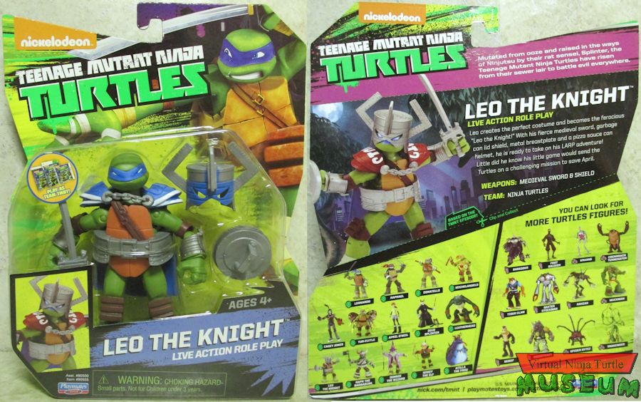 2015 card with Team TMNT sticker front and back