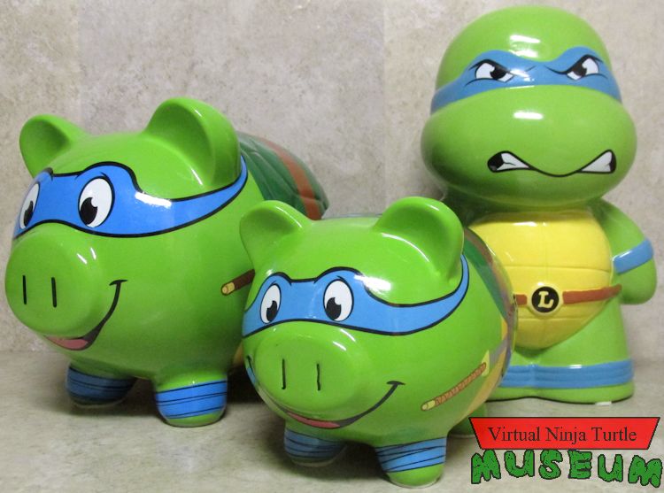 Mini Pig, Regular Pig and mutant Leonardo Banks