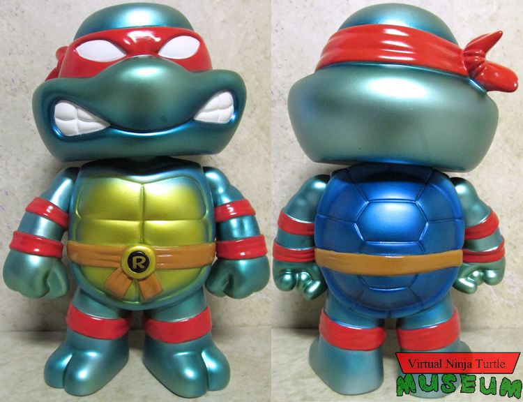 Metallic Raphael front and back