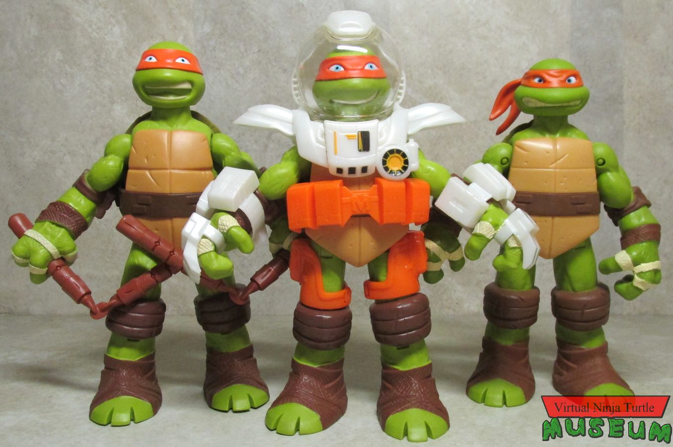 Giant Michelangelo figures