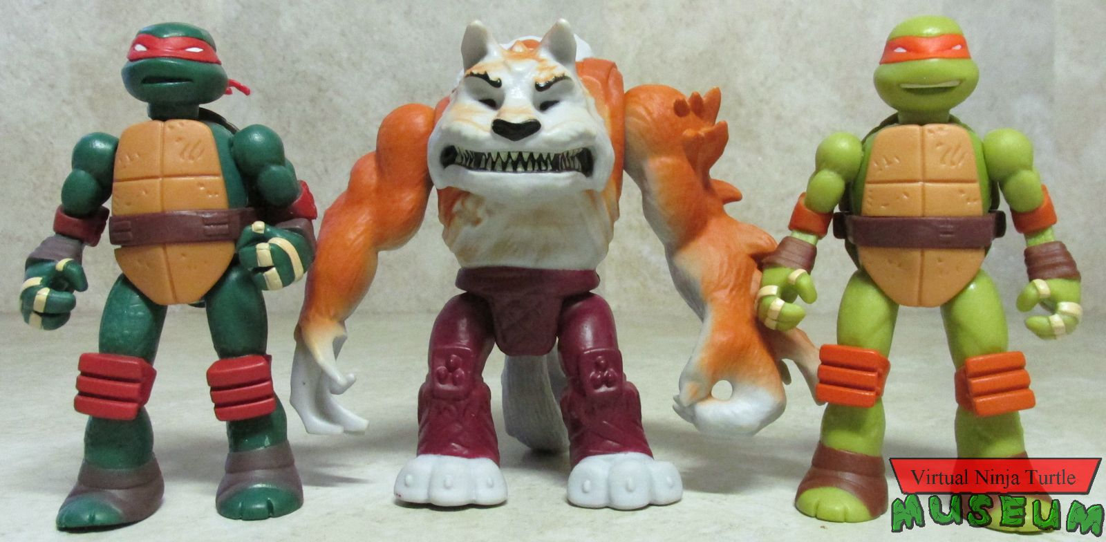 Mix & Match Mikey, Raph & Dogpound 3 Pack