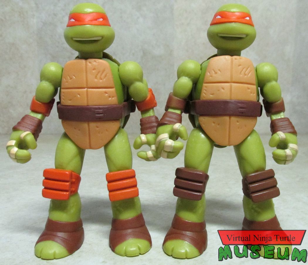 Mix & Match 3 Pack Michelangelo and Battle Shell Michelangelo