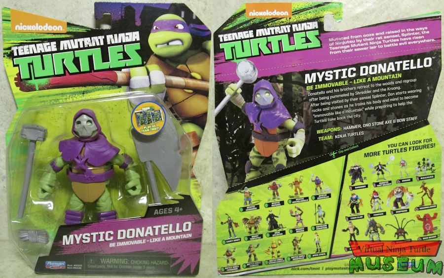 2015 card with Team TMNT sticker front and back