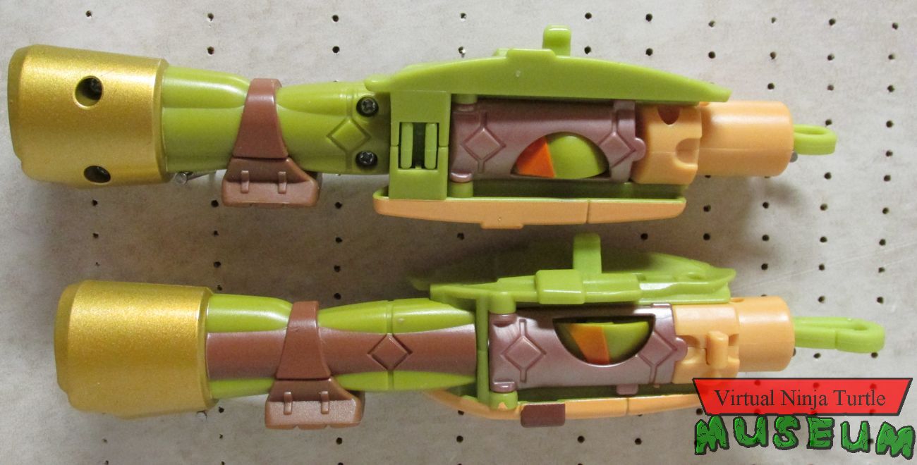 Ninja Turtle into Weapon Michelangelo weapon form detail 2