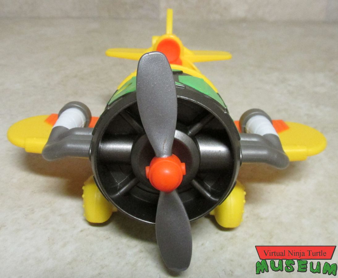 Stunt plane front view