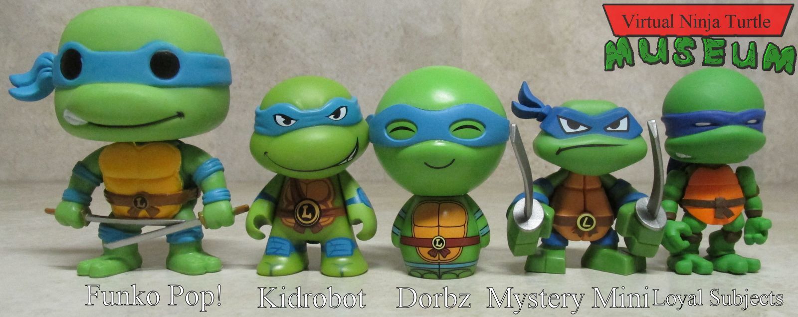 Leonardo vinyl figures