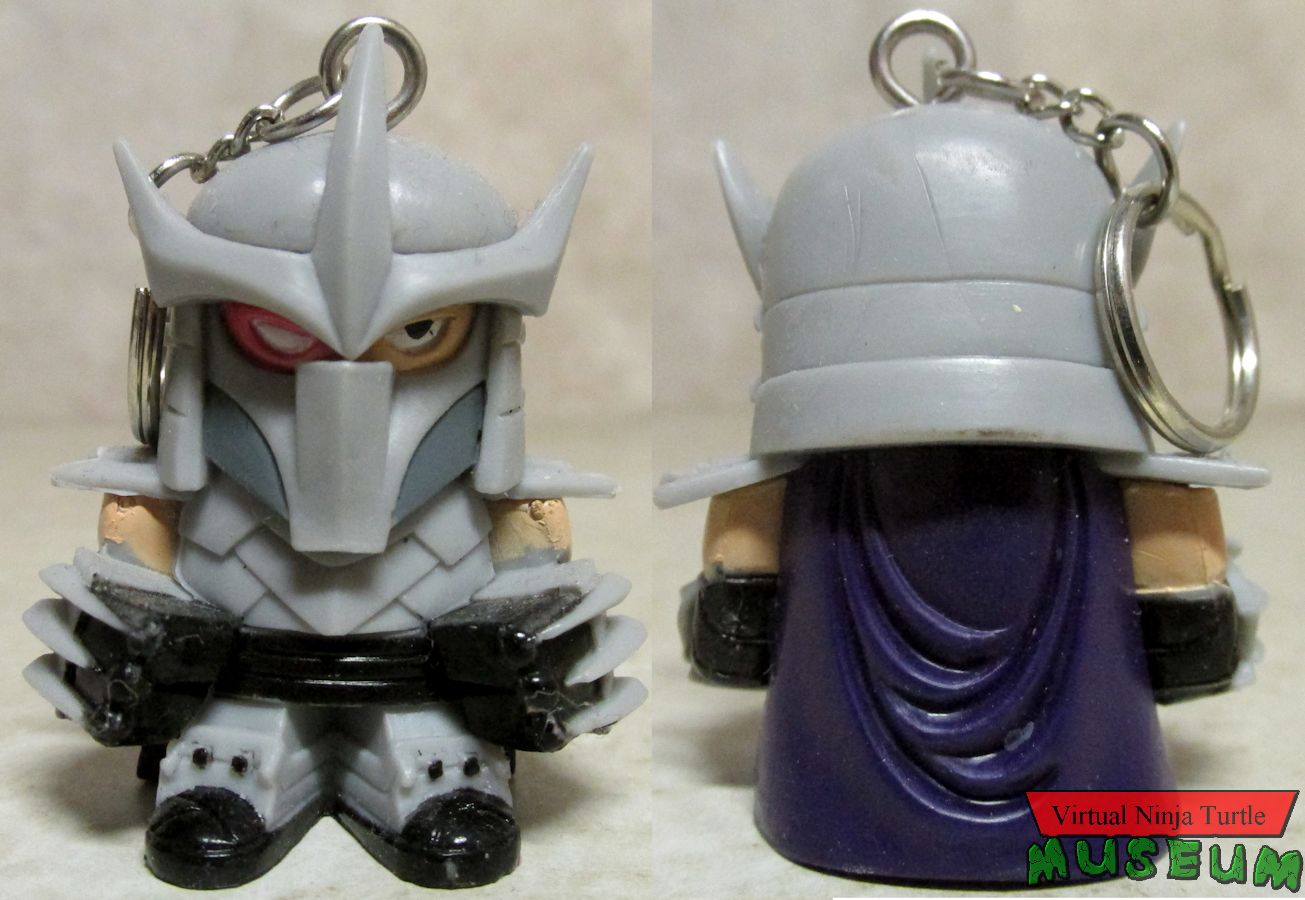 Shredder keyring front and back