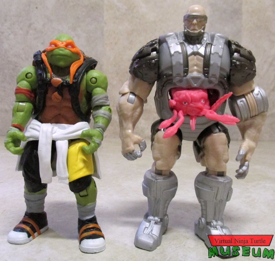 Ninja Duel Michelangelo and Kraang