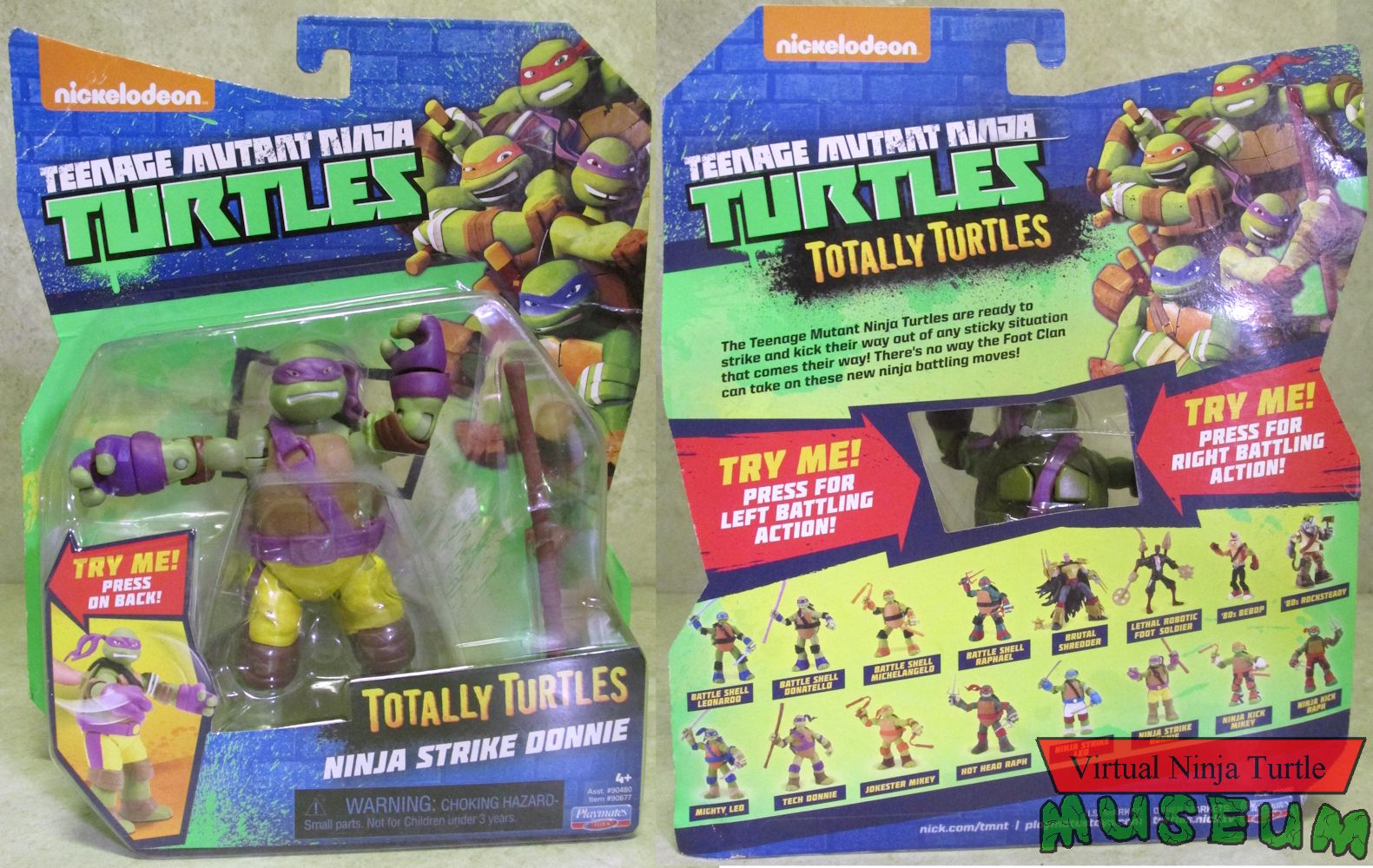 Totally Turtles card front and back