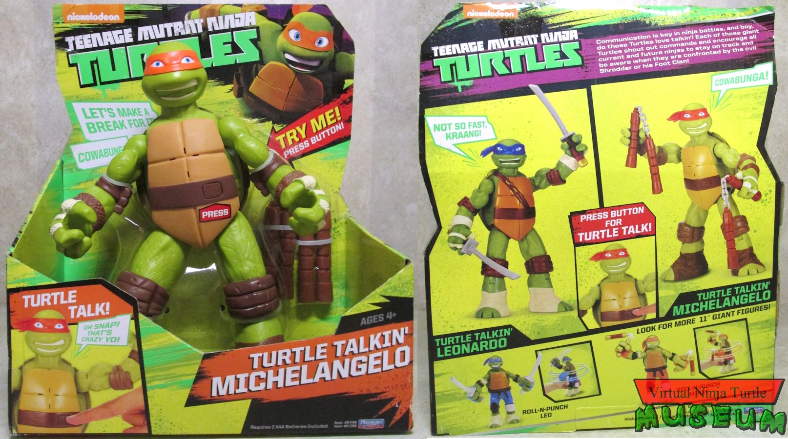 Turtle Talkin' Michelangelo MIB