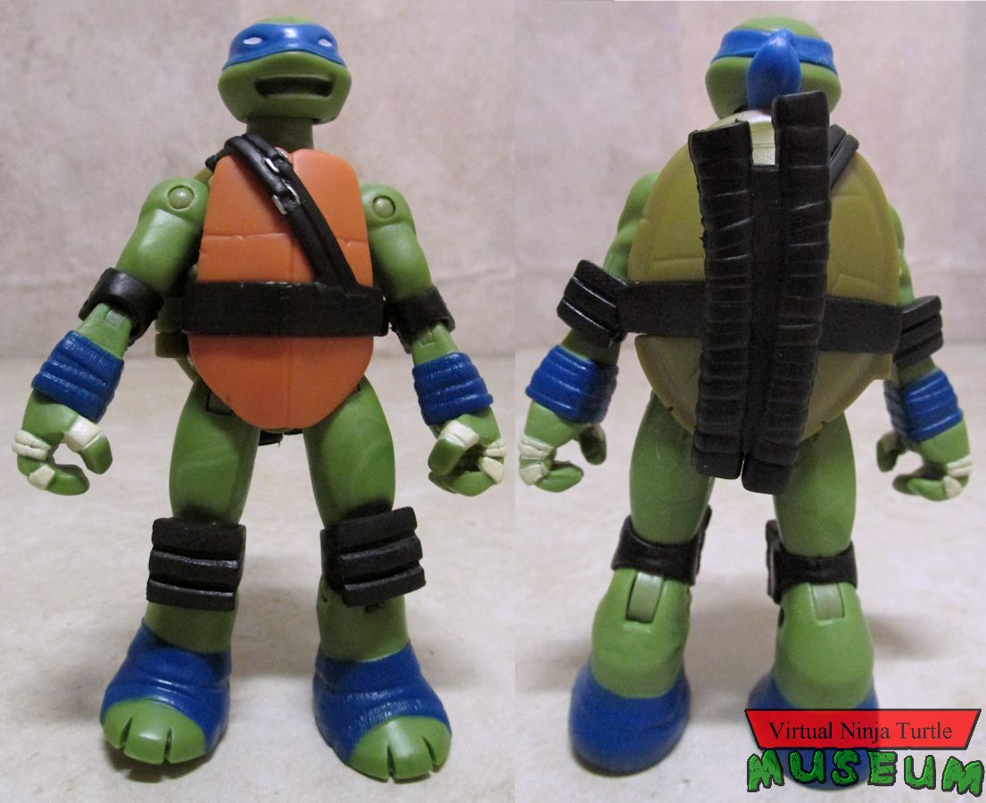 Battle Shell Leonardo front and back