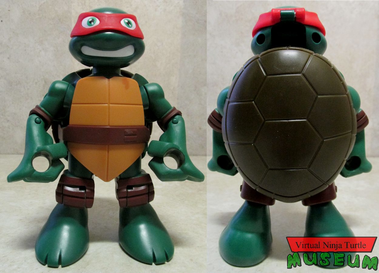 Pet to Ninja Raph front and back Ninja form