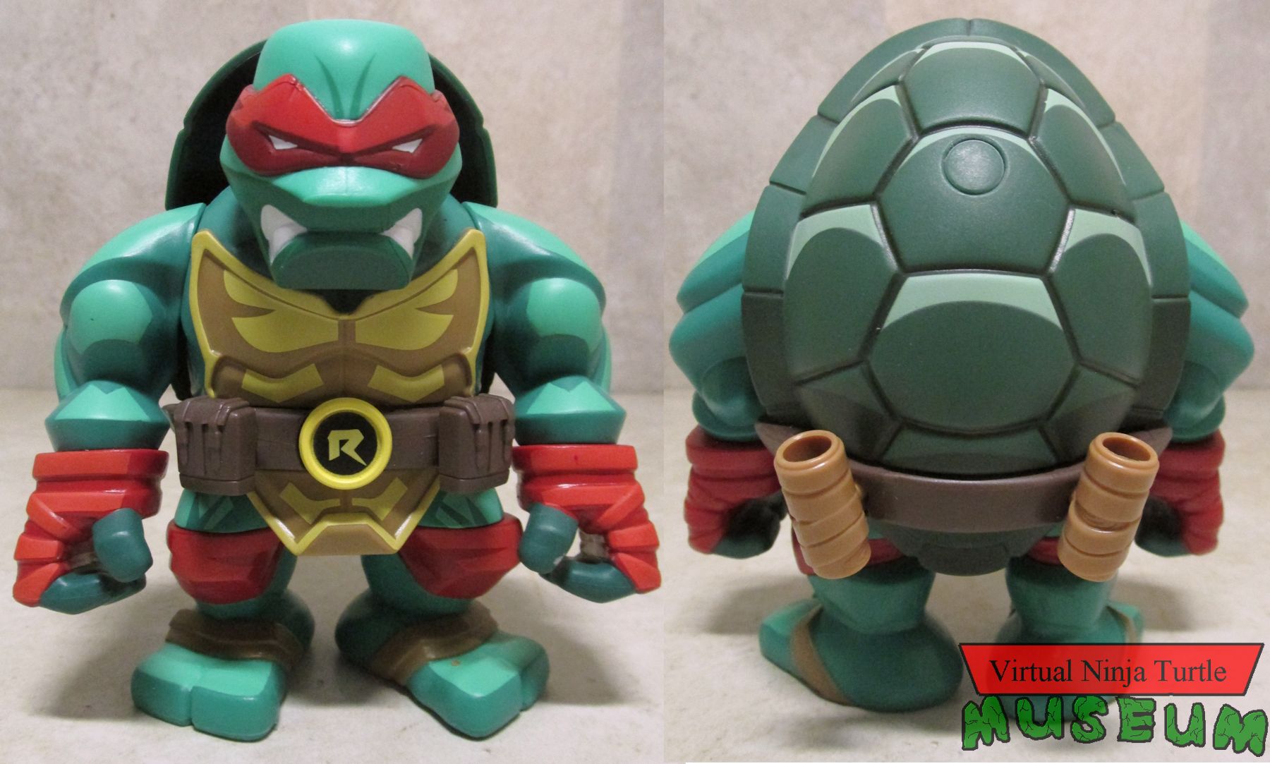 Shadow Ninja Raphael front and back