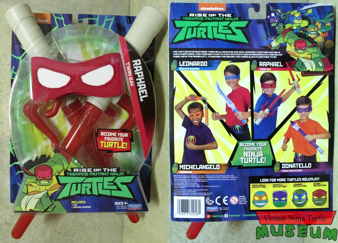 Raphael's Twin Sai Role Play Set set