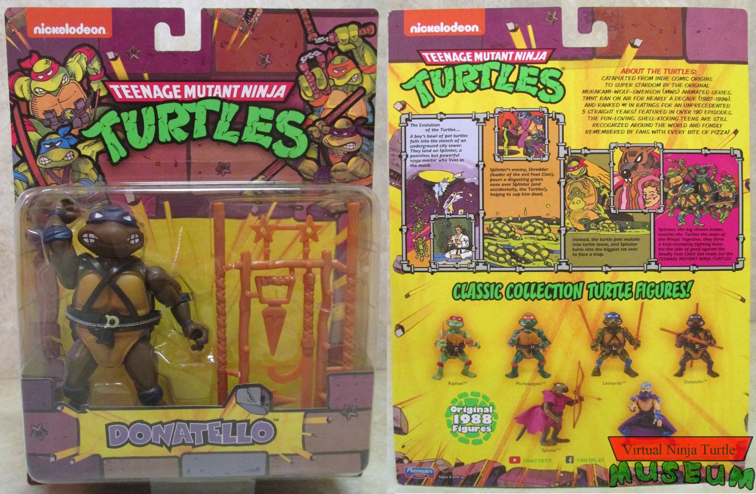 Donatello MOC front and back