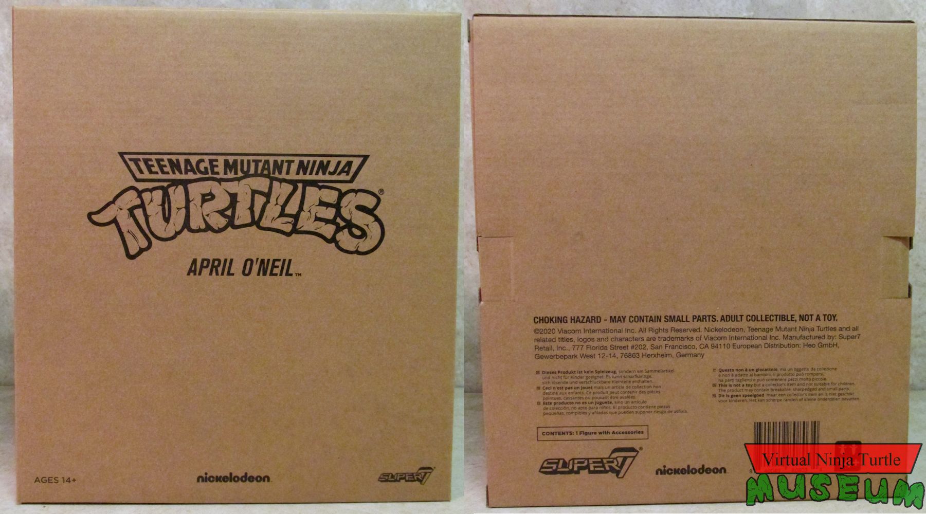 Shipper Box front and back