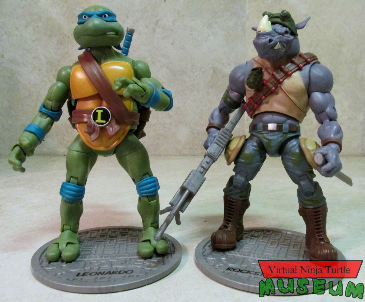 Leonardo with Rocksteady