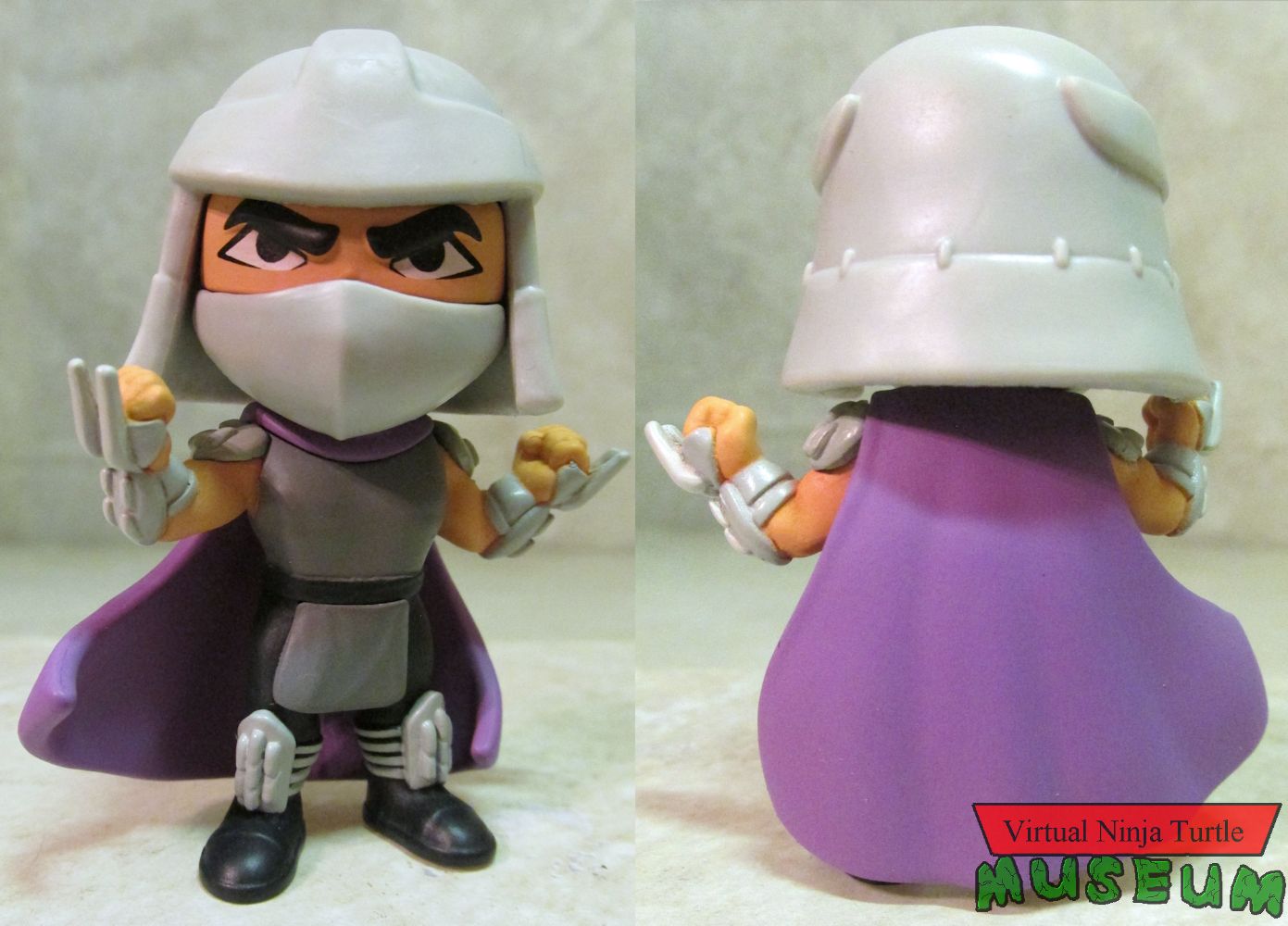 Shredder front and back