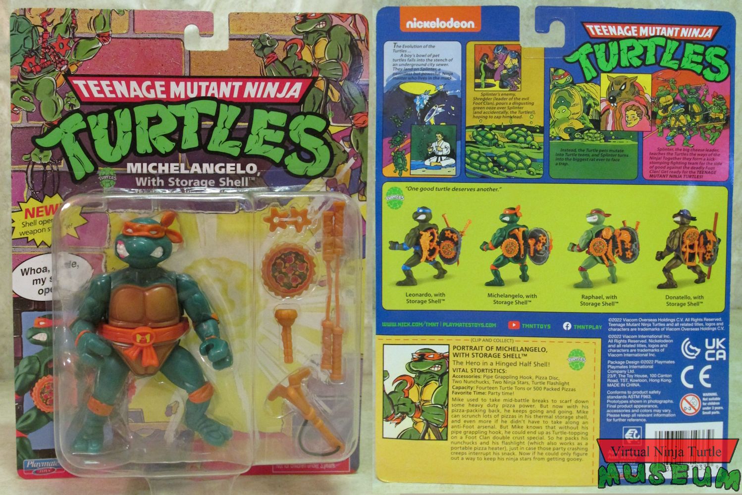 Michelangelo MOC front and back