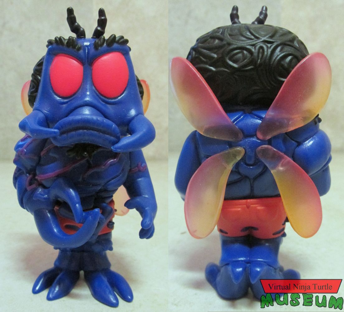 Mutant Mayhem Superfly Soda Vinyl Figure front and back