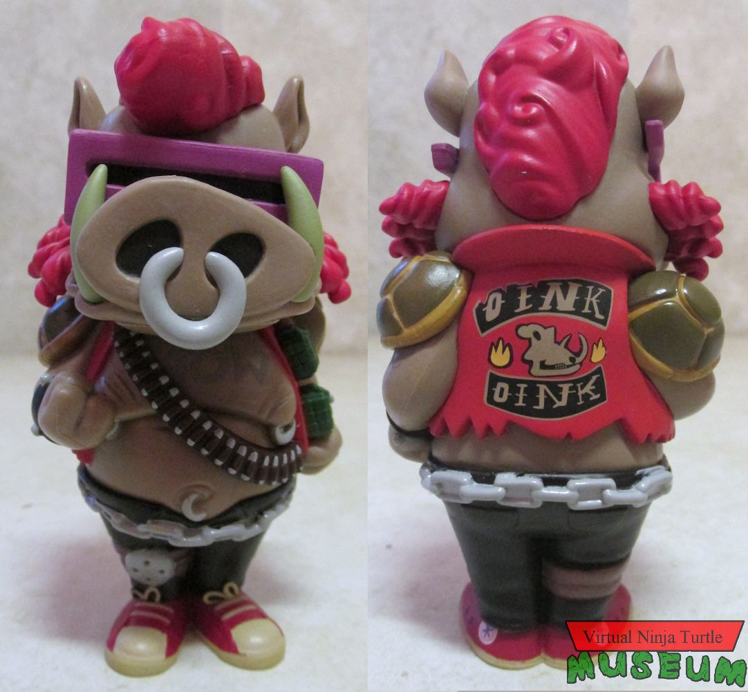 Mutant Mayhem Bebop Soda Vinyl Figure front and back