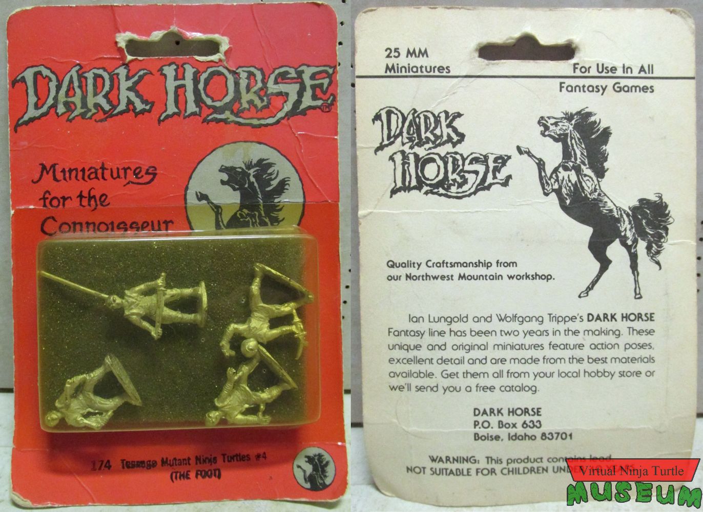 Dark Horse Card front and back