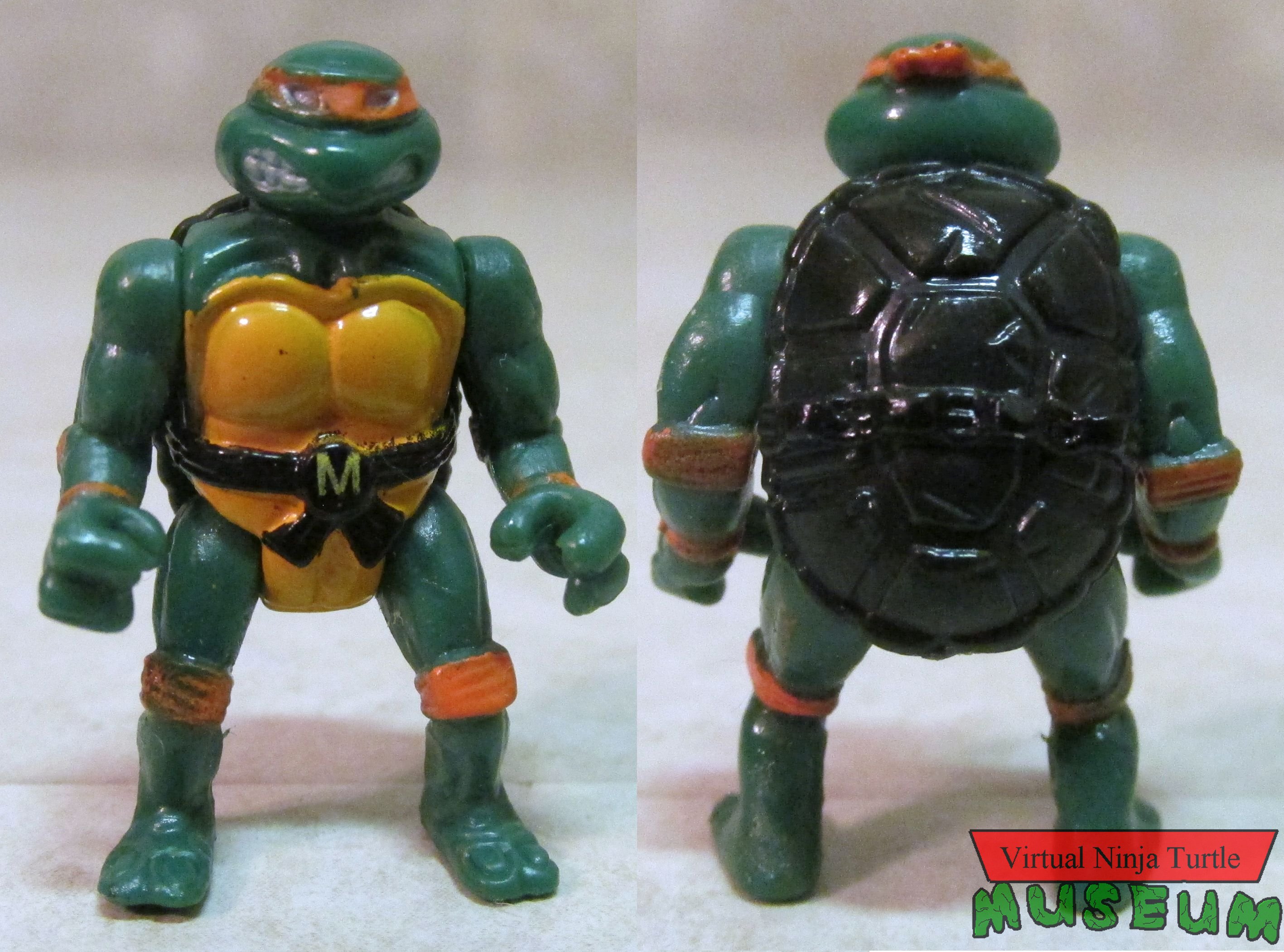 Mini-Mutants Michaelangelo front and back