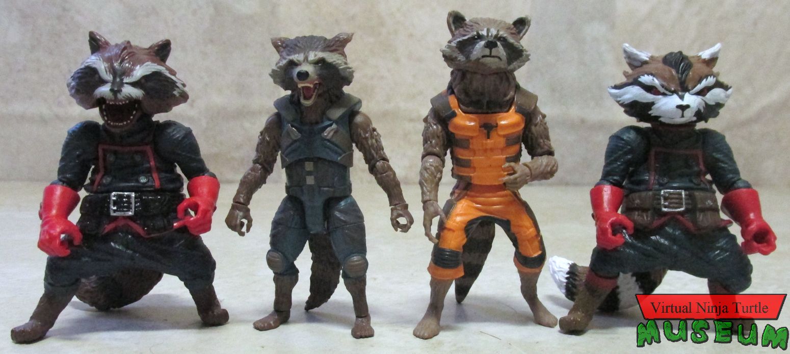 Rocket Raccoon figures