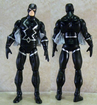 Black Bolt front and back