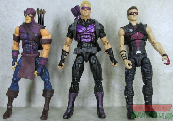 Classic, modern and movie Hawkeye