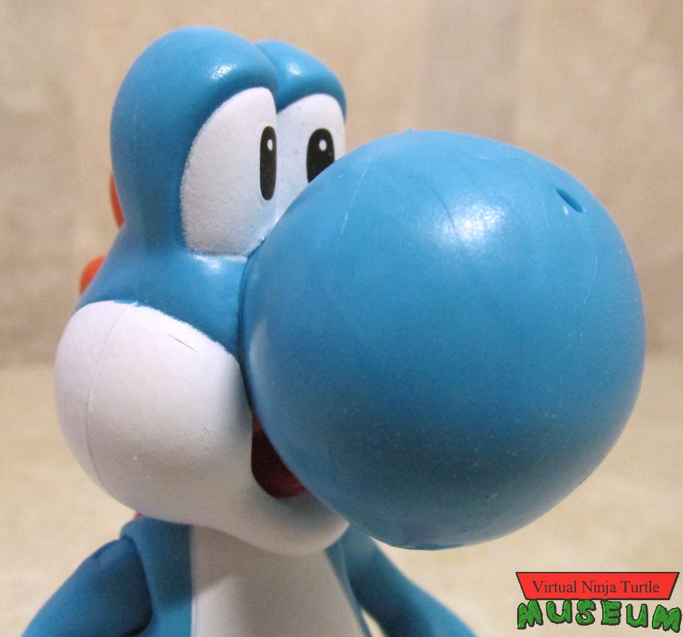 blue Yoshi close up