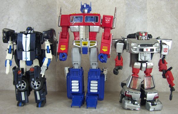 Alternators size comparison robot mode