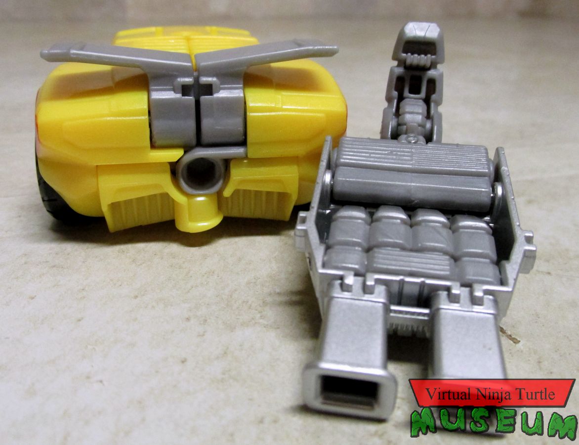 Sunstreaker exhaust pack mounting