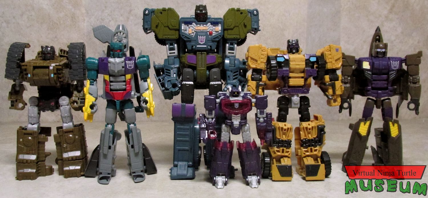 Combaticons robot mode group photo