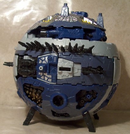 Cybertron planet mode left side